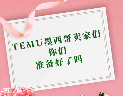 TEMU墨西哥卖家们,你们准备好了吗？